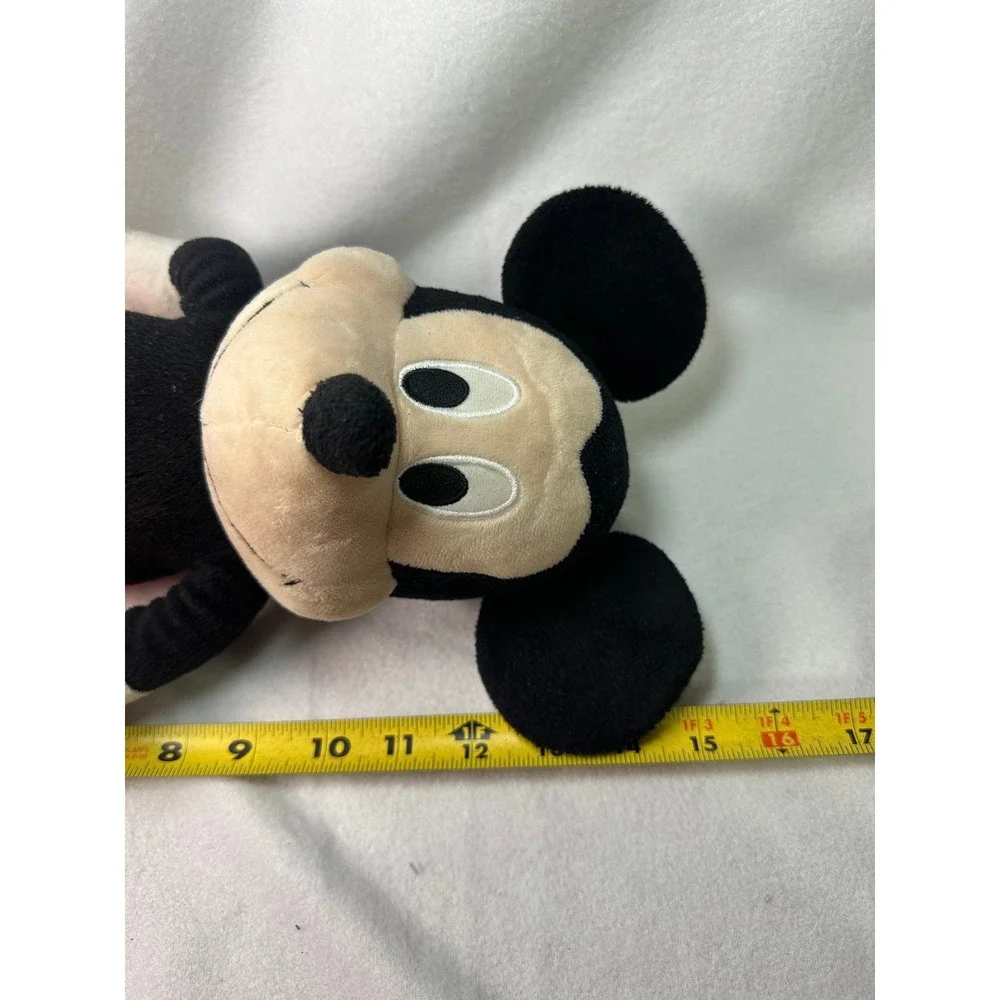 Disney Mickey‎ Mouse Plush Stuffed Animal Just Play Classic Red Shorts 15 Inch